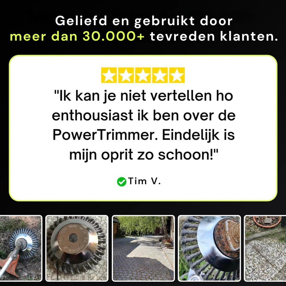 PowerTrim - Maak jezelf moeiteloos vrij van onkruid